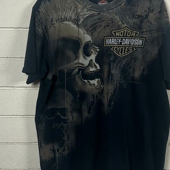 Harley-Davidson Baldwin Park California Black Tee size M - Picture 5 of 8